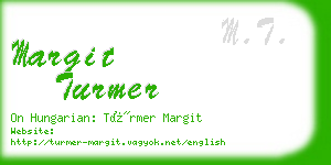 margit turmer business card